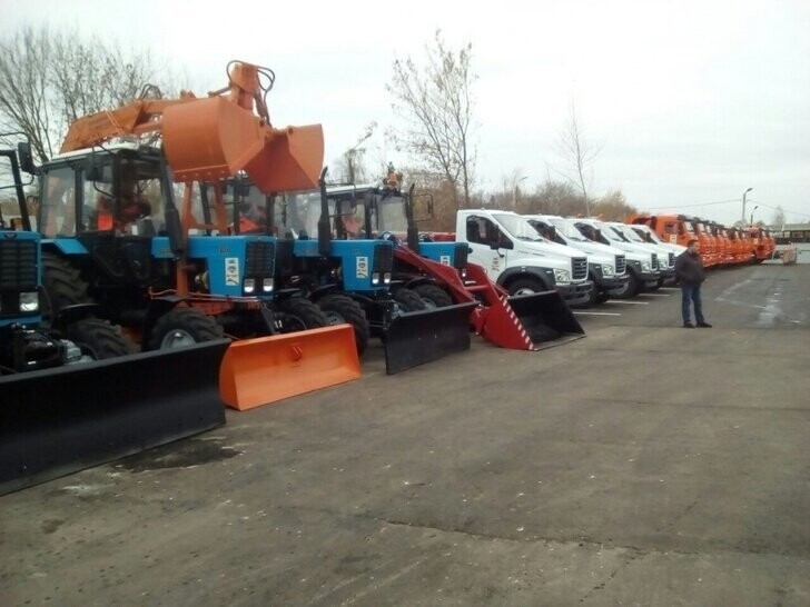  В Калугу поступило 117 единиц новой дорожной техники