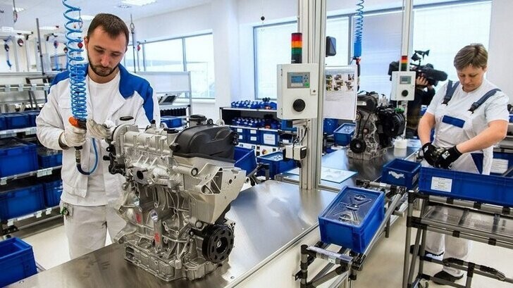 Калужский завод Volkswagen выпустил 500-тысячный двигатель