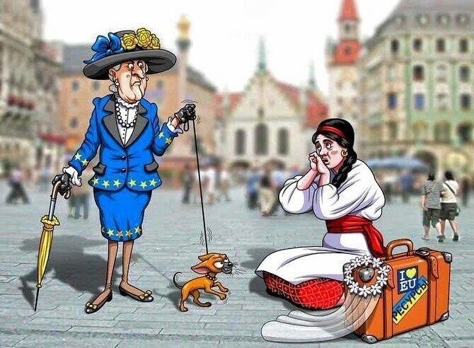 Работяги с Украины в Польше