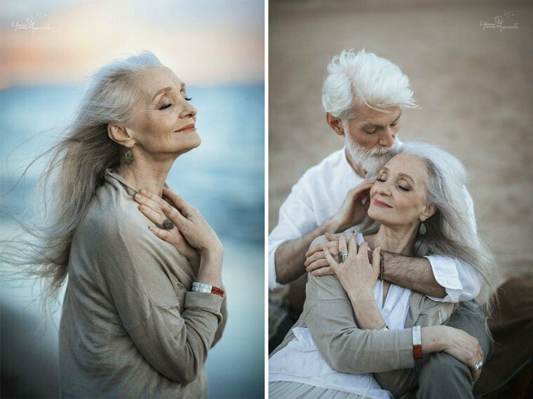 Пожилая пара из России покорила интернет романтической фотосессией