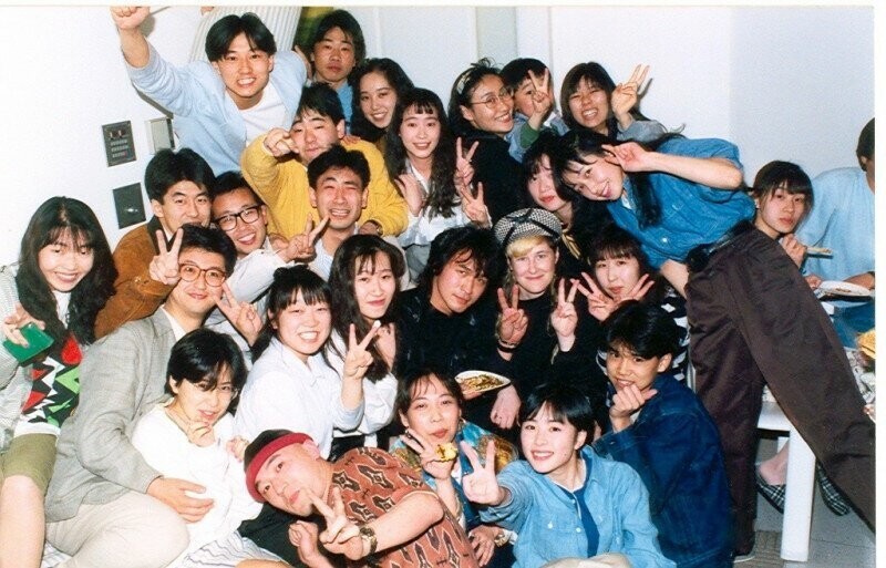 Виктор Цой и Джоанна Стингрей в Японии 1990 г.