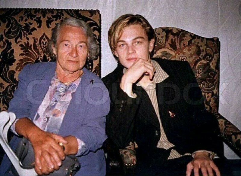 Леонардо ДиКаприо в гостях у своей бабушки Елены Смирновой