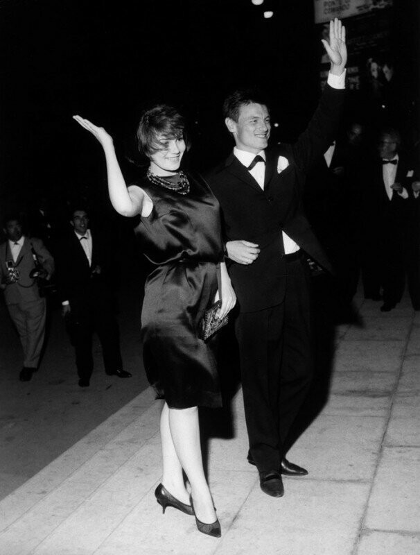 Режиссер Андрей Тарковский и актриса Валентина Малявина во время посещения Венецианского кинофестиваля в 1962 году. 