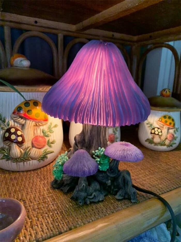 7. Чудесная лампа-гриб