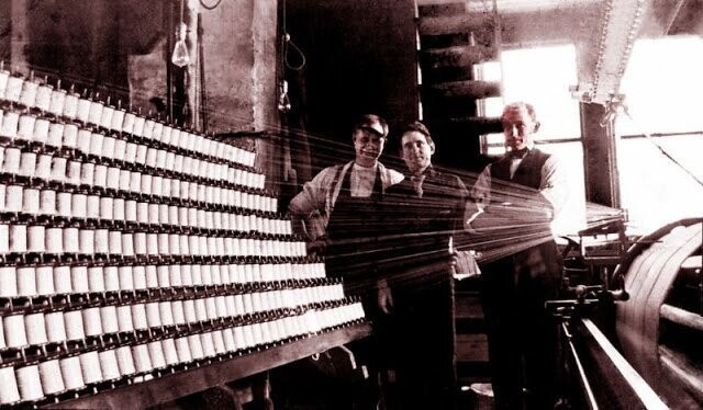 Рабочие шелковой фабрики, Фултонвилл, 1925 год 