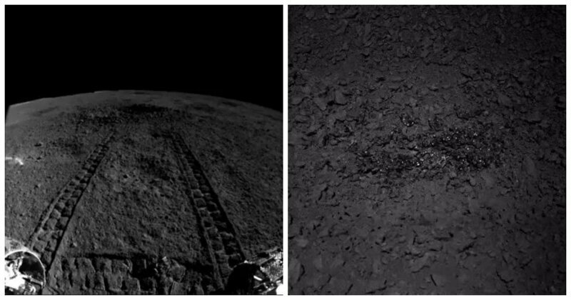 Рассекречено фото загадочного вещества, найденного на обратной стороне Луны