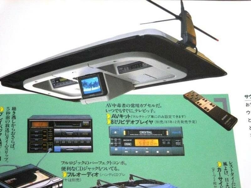 Sony AV-Capsule — Безумная крыша с телевизором для Mitsubishi Mirage