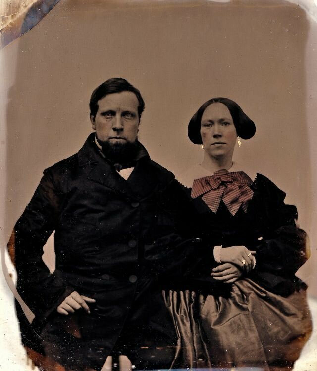 Супруги викторианской эпохи: фотографии пар середины XIX века
