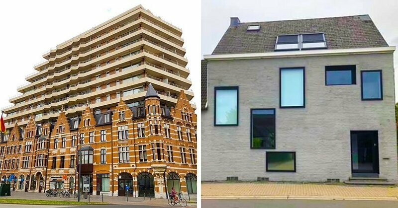 Бельгиец создал Инстаграм, в котором показывает, что самые нелепые дома построены в его стране