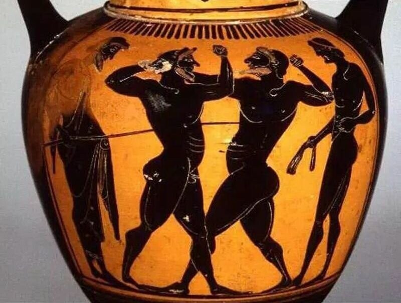 Атлетичное телосложение Пифагор был боксером