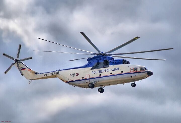 В авиационный полк Ленинградской армии поступил вертолёт Ми-26Т