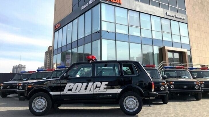 Полиция Монголии пересела на Lada 4×4