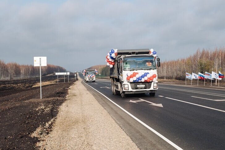 В Ульяновской области открыли движение по отремонтированному участку федеральной трассы А-151