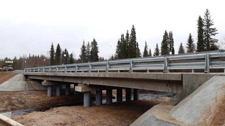 В Пинежском районе Архангельской области открыт новый мост через Шилегу
