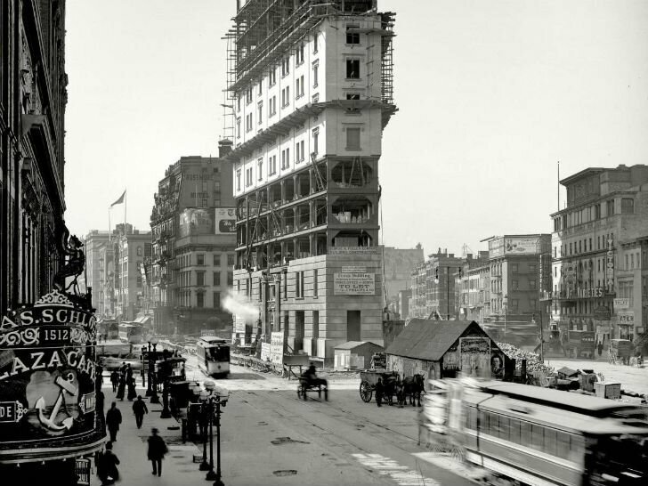 Так выглядела Таймс-сквер в 1903 году.