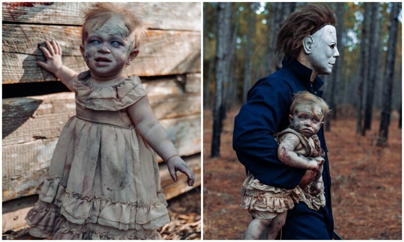 Мать превратила дочь в зомби ради жуткой фотосессии