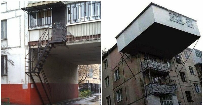 15 сумасшедших балконов, которых не должно было быть