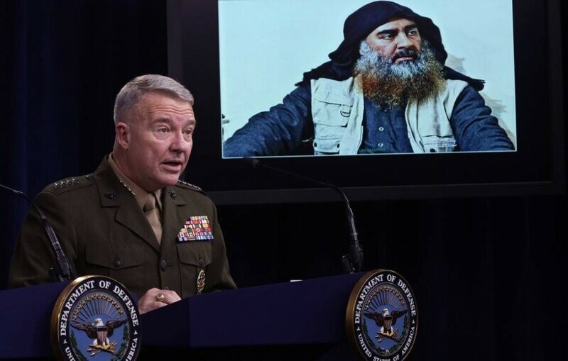 Генштаб США показал видео ликвидации Багдади