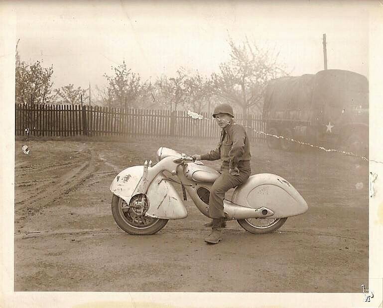 Переднеприводный мотоцикл 1938 года