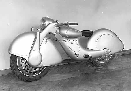 Переднеприводный мотоцикл 1938 года