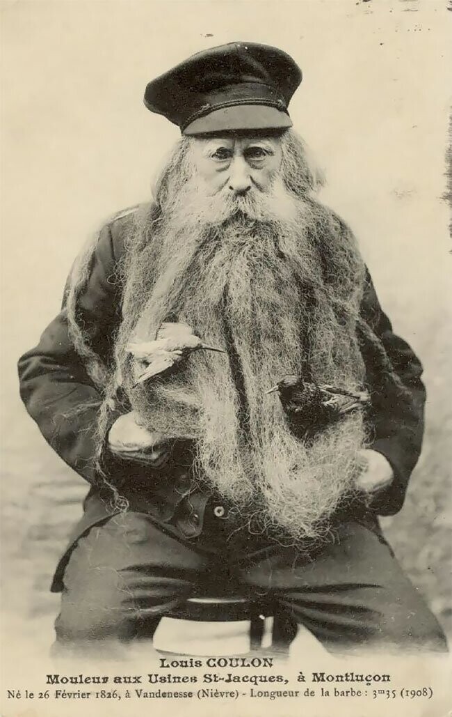Луи Кулон - человек-борода