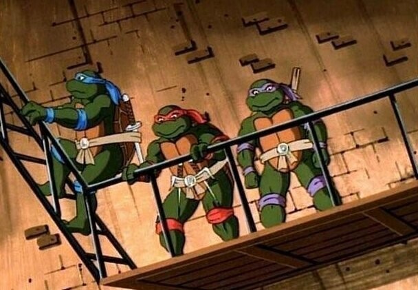 1987 год. Десятисезонный мультсериал Teenage Mutant Ninja Turtles