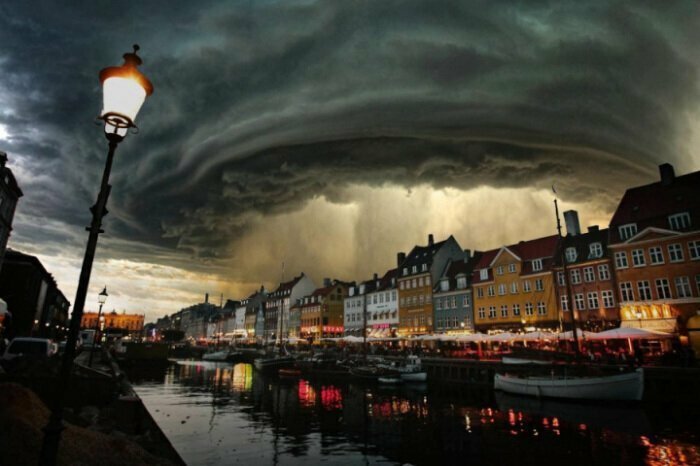 Грозовые дожди в Копенгагене
