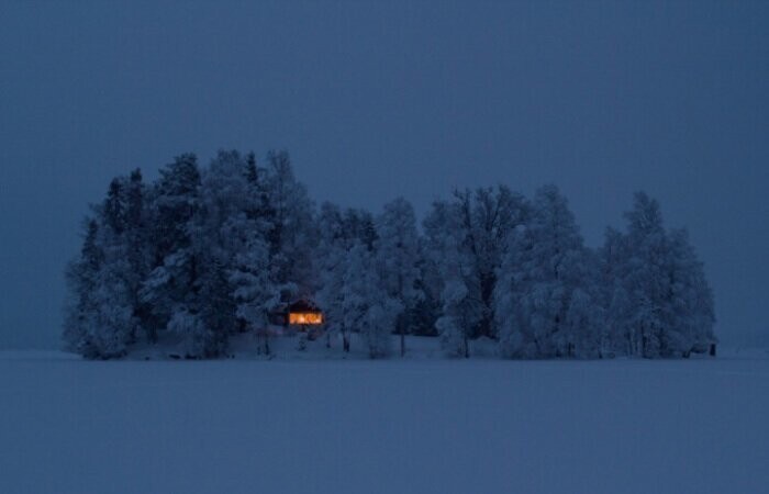 Зима в Швеции