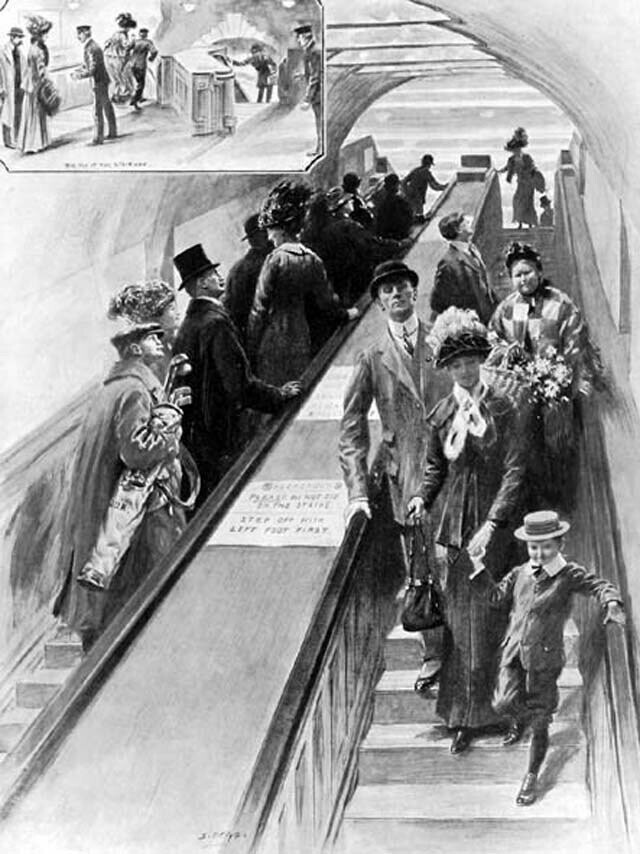 Первый эскалатор в метро