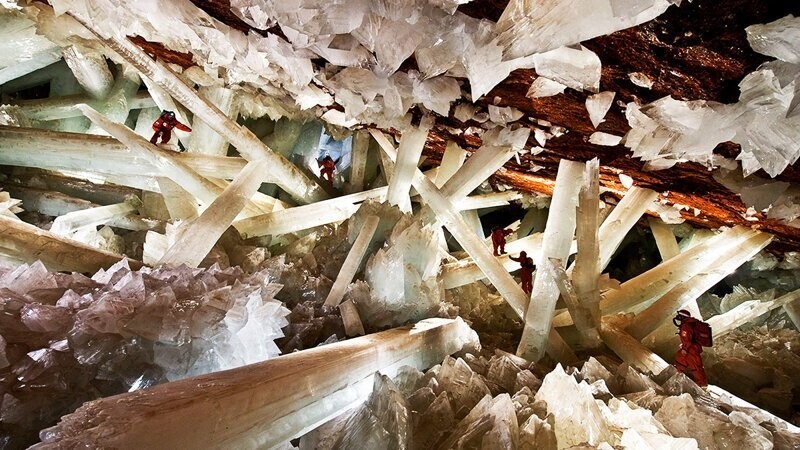 1. Пещера гигантских кристаллов Найка, Мексика
