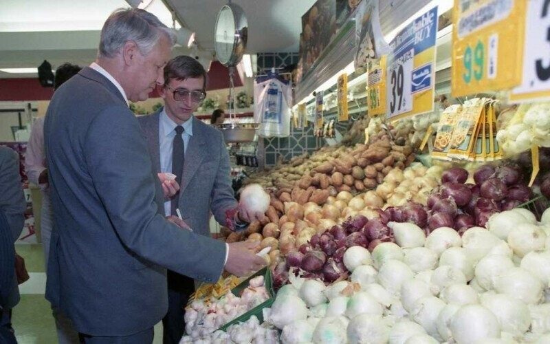 Как Бориса Ельцина потряс обычный американский супермаркет