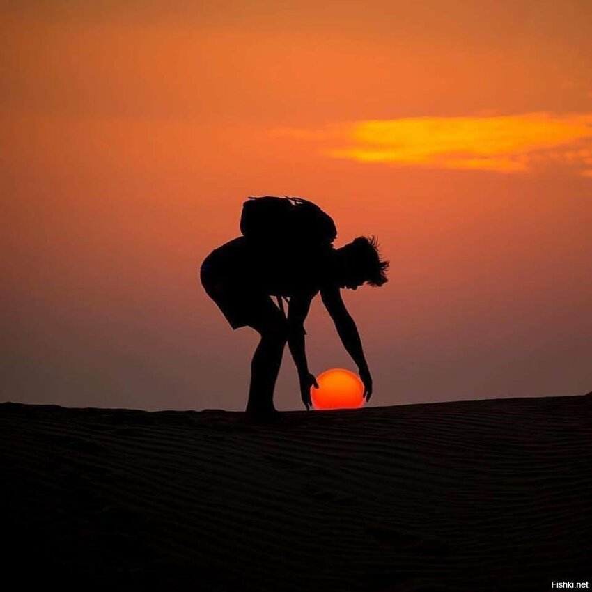 Фото " Краденое солнце" калмыкского фотографа, прославившего его на весь мир