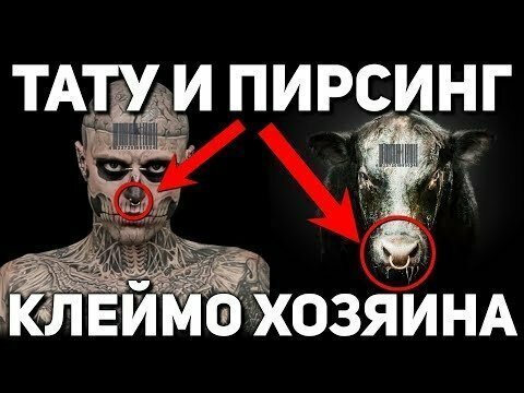 Зачем хозяева метят людей татуировками и пирсингом? 