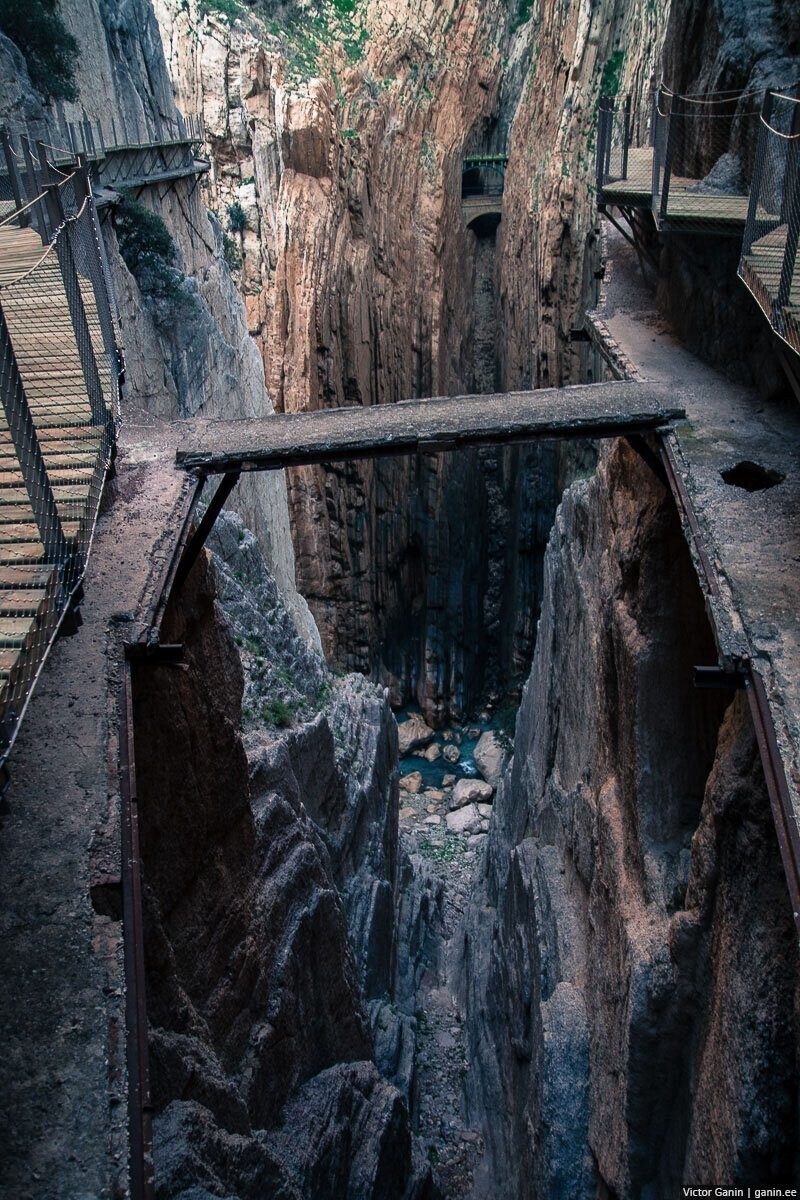 Одна из самых опасных троп в мире - Caminito del Rey