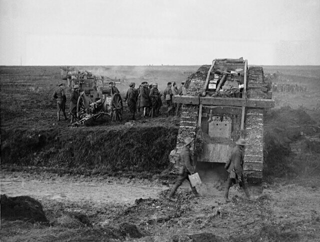 Mark IV в боях под Камбрэ. Попытка «сделать красиво»