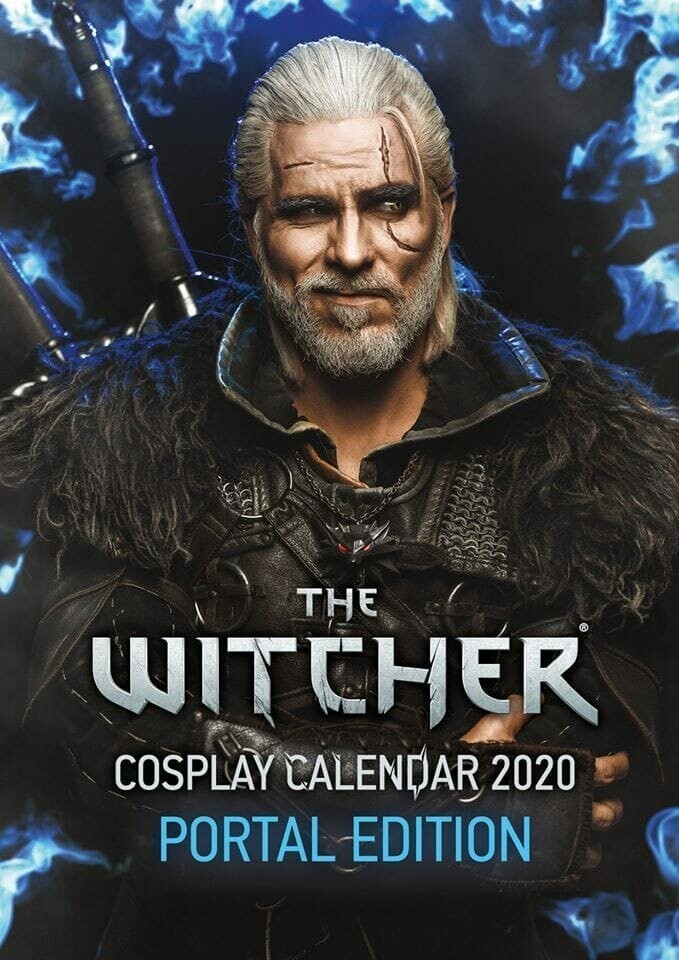 Недавно косплеер представил календарь с героем цикла книг о игр ведьмаке Геральте