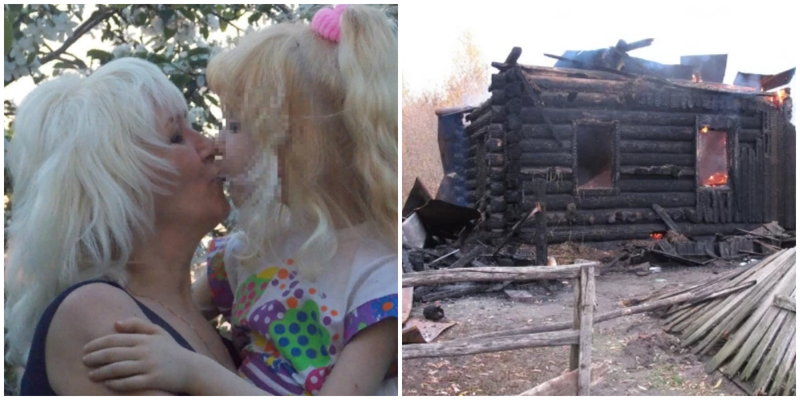 Мать, державшая 10 лет взаперти троих детей, подожгла дом и покончила с собой