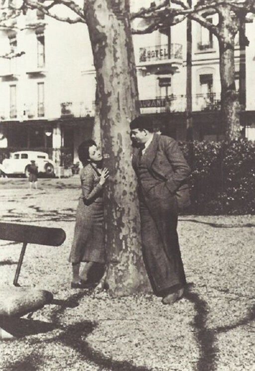 Антуан де Сент-Экзюпери и его жена Консуэлло, 1930 год 