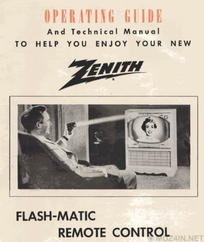 Zenith Flash–Matic – первый беспроводной пульт для телевизора
