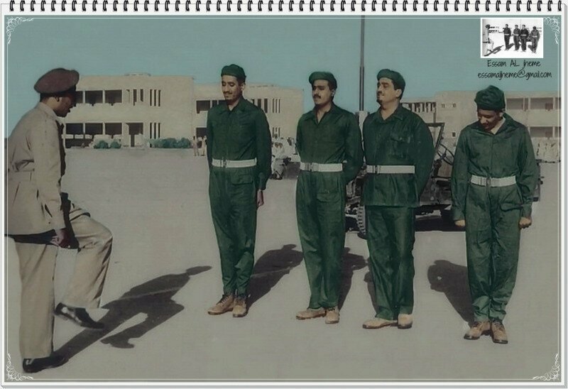 Принцы Фахд, Абдалла и Салман (будущие Короли Саудовской Аравии) в качестве добровольцев в египетской армии во время отражения совместной агрессии Великобритании, Франции и Израиля против Египта в 1956.