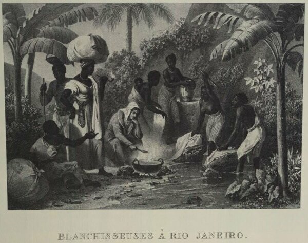 Чернокожие прачки у ручья (Бразилия, 1830 год)