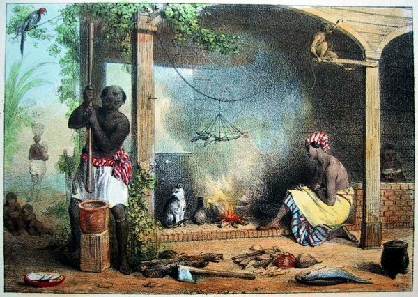 Кухонные работники (Суринам, 1831 год)