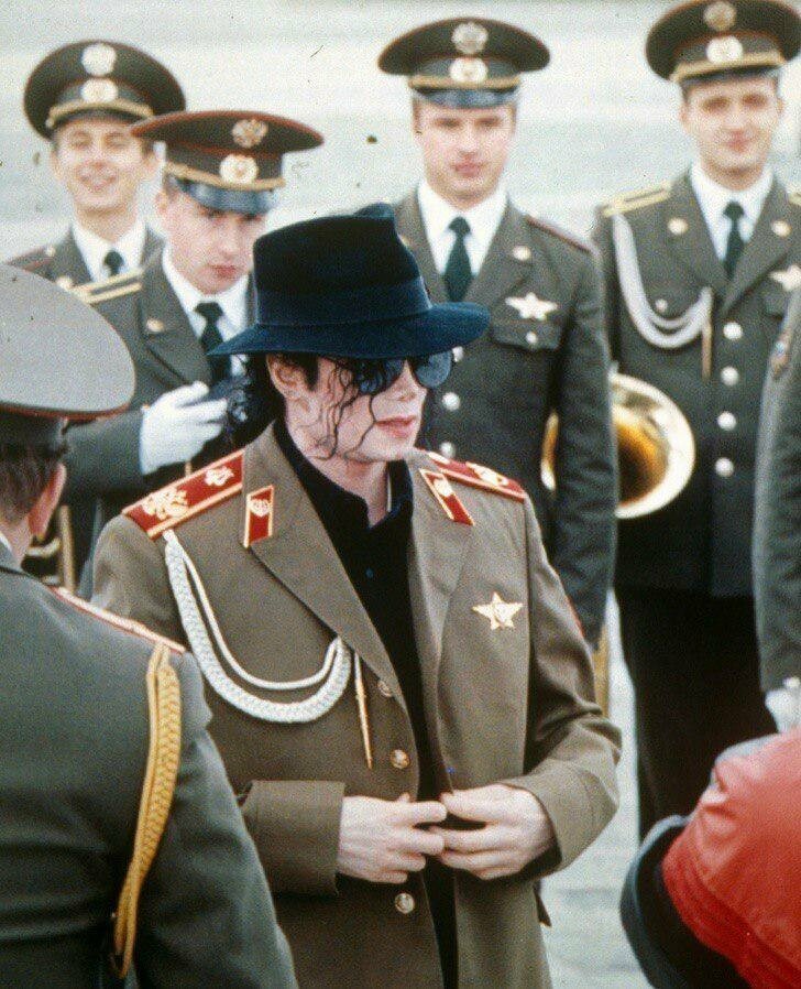 Майкл Джексон в Москве, 1993 год.