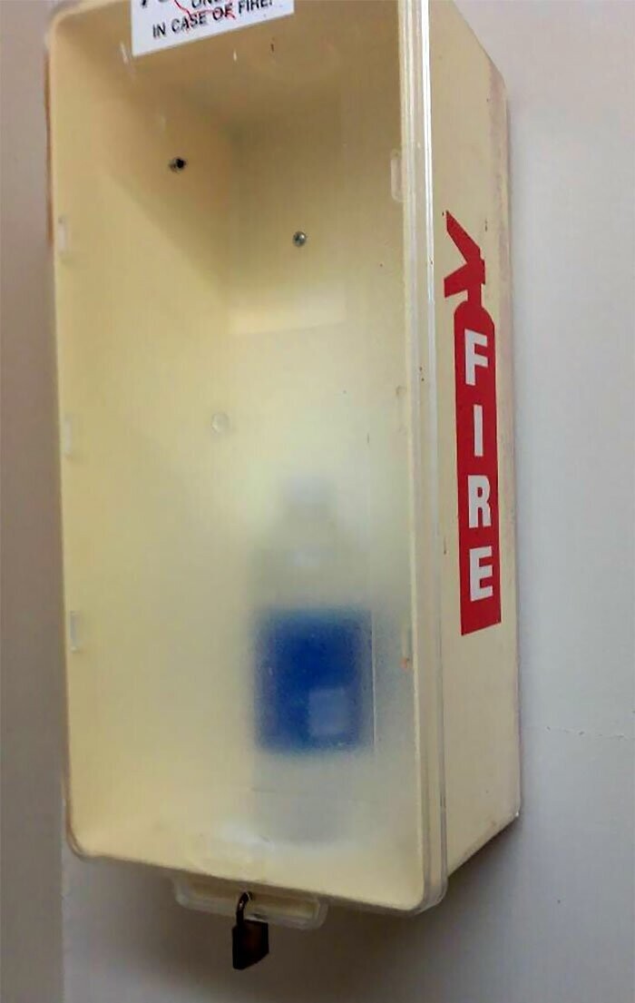 Кажется, здесь заботятся о пожарной безопасности