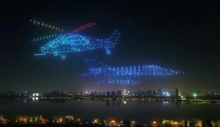 «Самолет-призрак» из 800 беспилотников