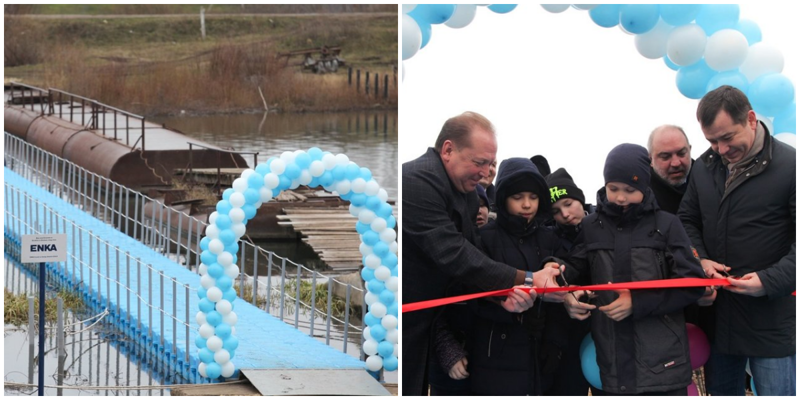 На днях в Татарстане чиновники тоже торжественно открыли пластиковый мост, который зимой придётся убрать