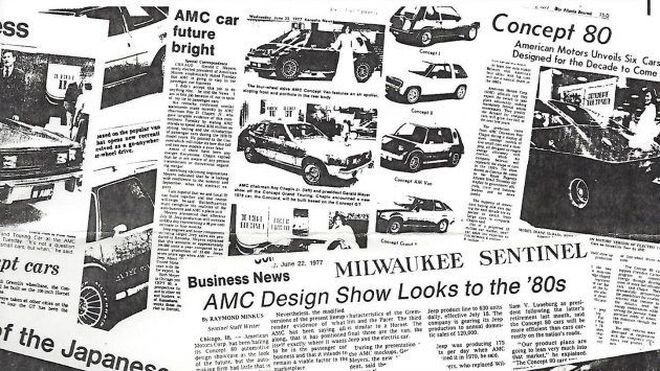 Концепт 80 AM Van, который появился слишком рано, но так и не спас компанию AMC от разорения