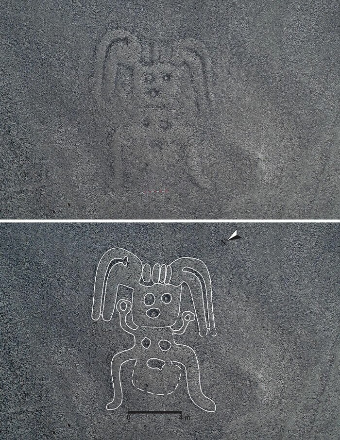 Более 140 древних геоглифов были найдены в песках Перу