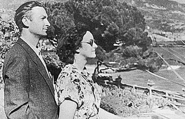 Георгий Вицин с женой Тамарой