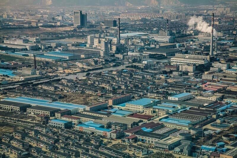 Промышленная зона Хуаси, Китай, 2012 год